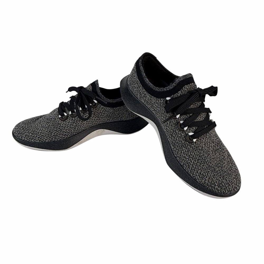Allbirds Tree Dasher Sneakers Raven (Gray/Black Knit ) Men’s US size 10